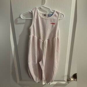 Vintage OshKosh B'gosh Striped Sleeveless Jumpsuit Size 18 Months